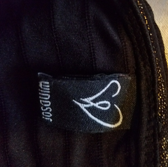 Windsor black and gold shiny dress - Picture 5 of 5